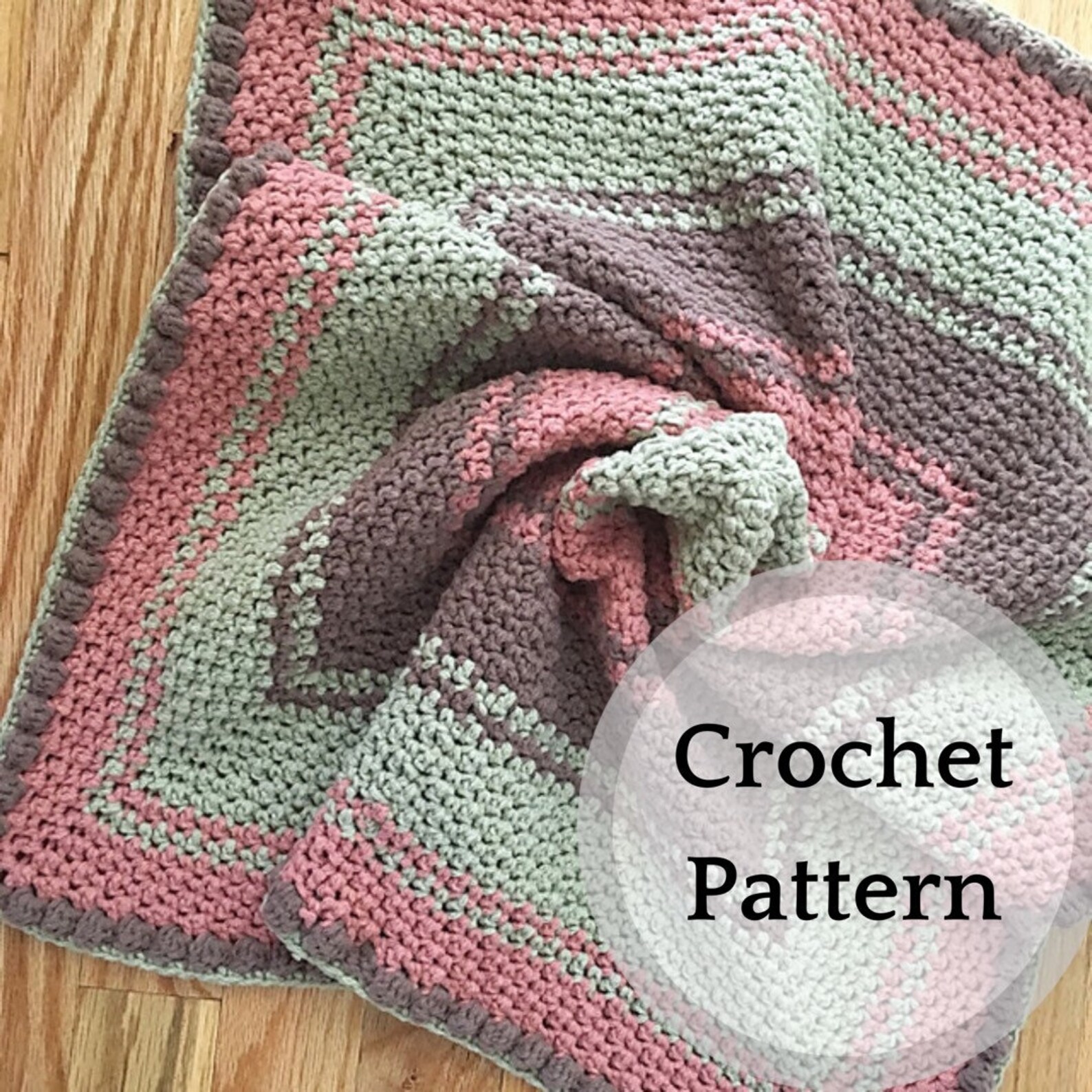 CROCHET PATTERN Sweet Pea Baby Blanket Pattern Crochet Baby Etsy
