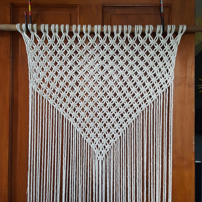 DIY Macrame Kit for Easy Bath Mat or Rug Cotton Rope Macrame Etsy