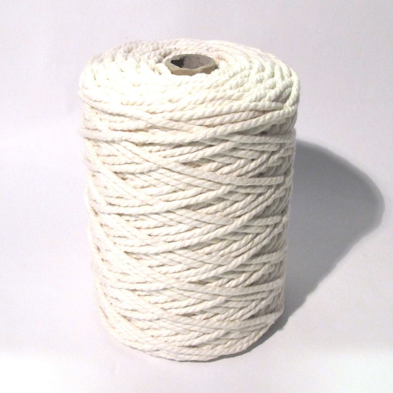Recycled Cotton Cord 1000g Spools Thick Macrame Cotton Etsy