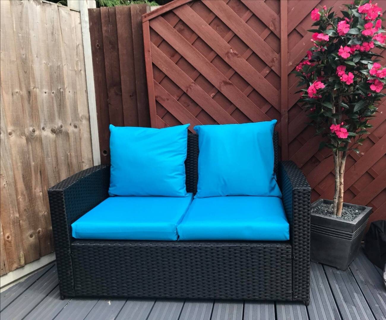 Waterproof rattan furniture cushion covers pallet furniture | Etsy