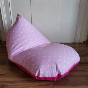 Pink Polka Dots Children's Beanbag