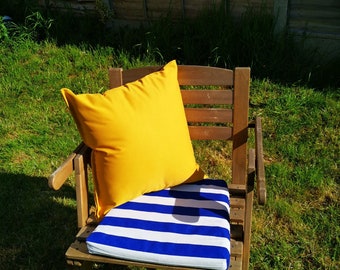 Waterproof Mustard Cushion Covers: Outdoor Garden Decor, Set of 3