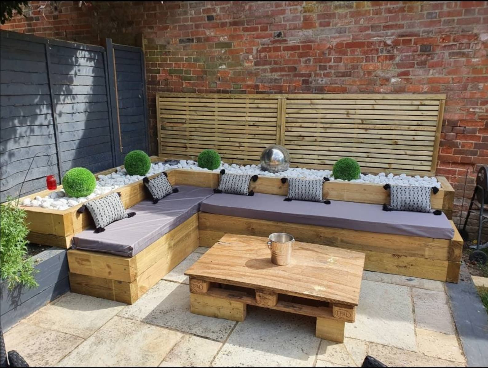 Waterproof Rattan Furniture Cushion Covers Pallet Furniture Etsy UK