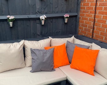 Waterproof Garden Furniture Cushion Covers, Bespoke Rattan Pallet Cushions