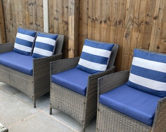 Waterproof Rattan Furniture Cushion Covers, Custom Made