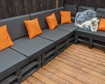 Waterproof Pallet Cushion Covers, Garden Furniture, Custom Made