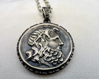 Poseidon Trident ancient Greek Historical Jewelry pendant 19 mm