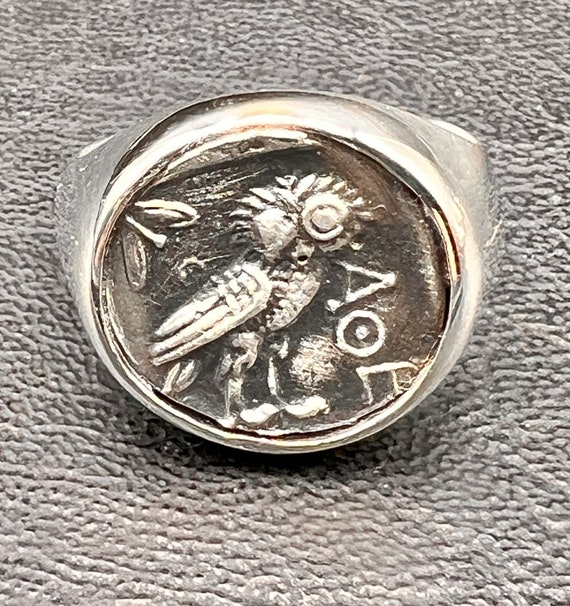 Owl hot sale signet ring