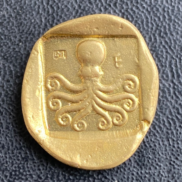 Eretria Octopus Ancient Greek Coin Copy