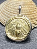 Greece Asia Ephesus Ancient Bee Stag Tetradrachm coin jewelry handmade Goddess Artemis