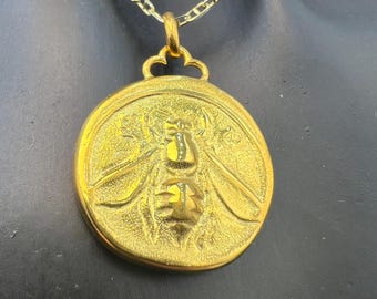 Goddess Artemis Ancient Bee Stag Greece Asia Ephesus coin jewelry handmade