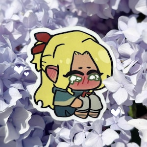 Pathetic Elf Girl Sticker