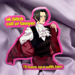 Dramatic Lawyer Sticker