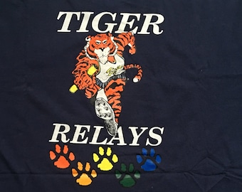 Tiger Relays shirt-track and field-running-Relay race