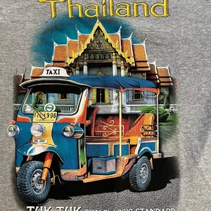 Tuk Tuk Thailand souvenir shirt-thai-Bangkok