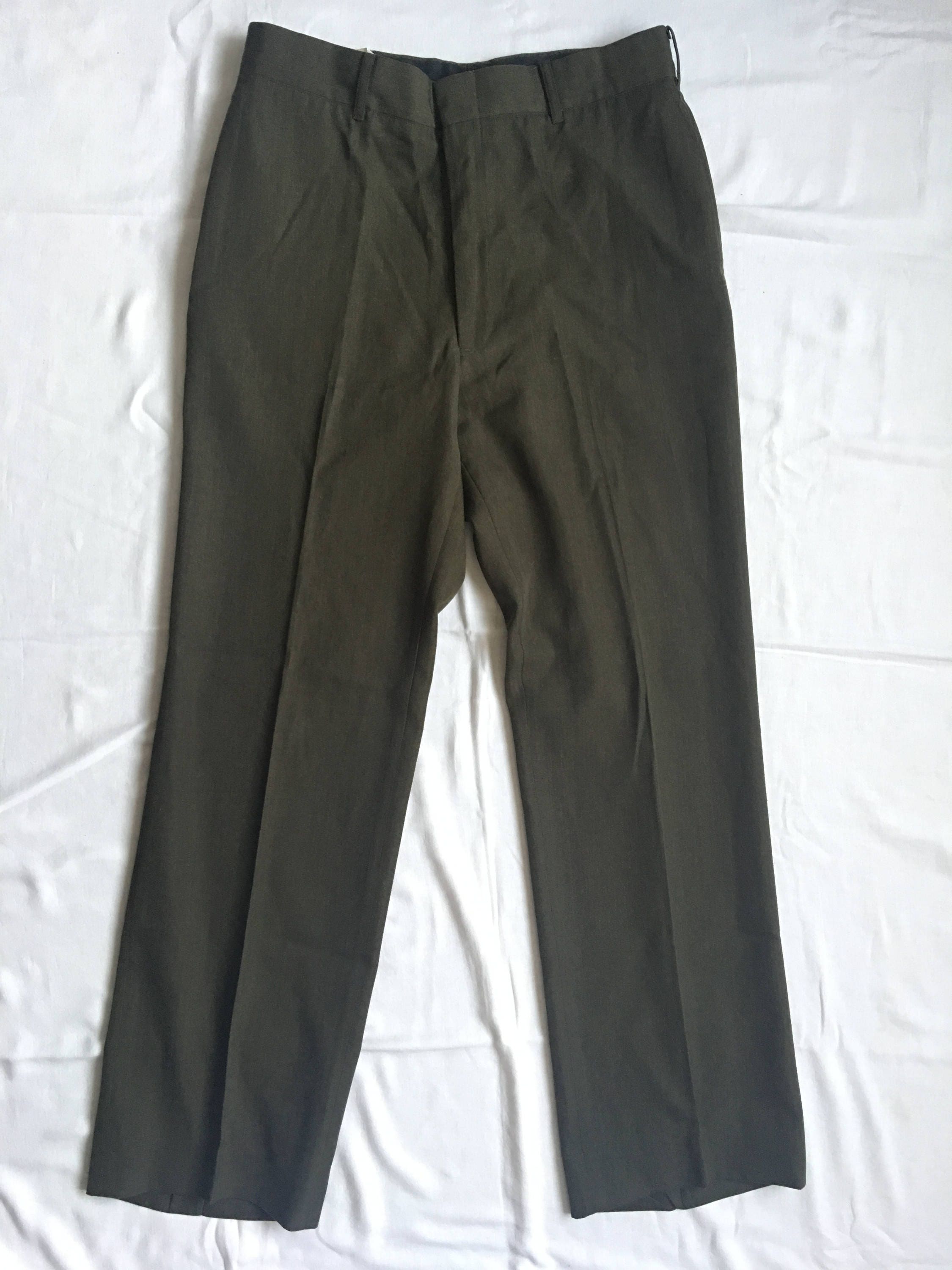 Marine Corps Green Uniform Pants Trousers Etsy