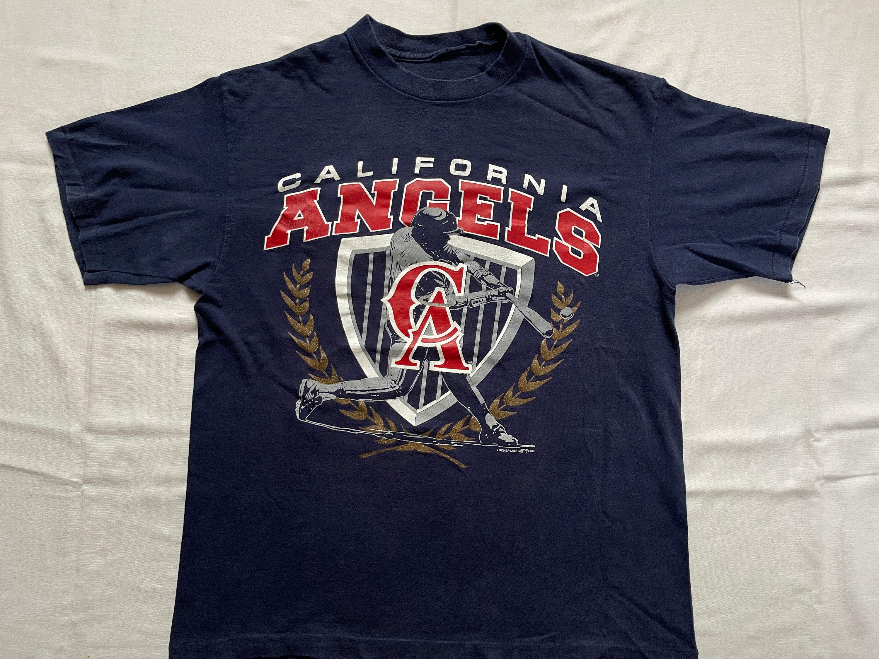 Vintage California Angels Shirt-locker Line-mlb-baseball-los 