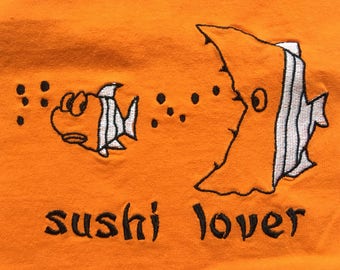 Sushi lover shirt-Japan-sashimi-nigiri-foodie-seafood