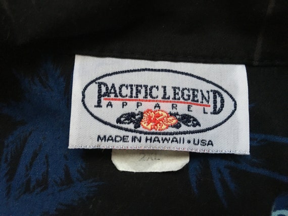Hot Rod Hawaiian shirt-2XL-American Flag-made in … - image 3
