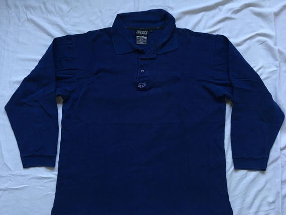 fox racing polo shirt