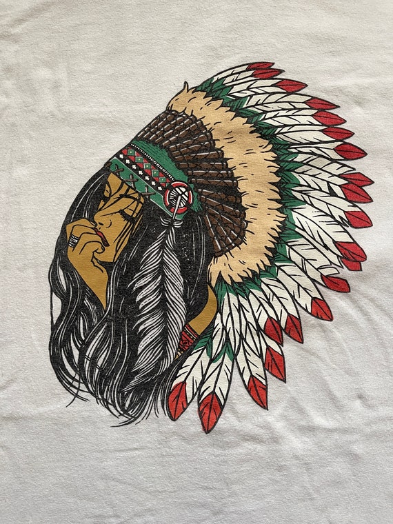Native American shirt-American Indian-Headdress