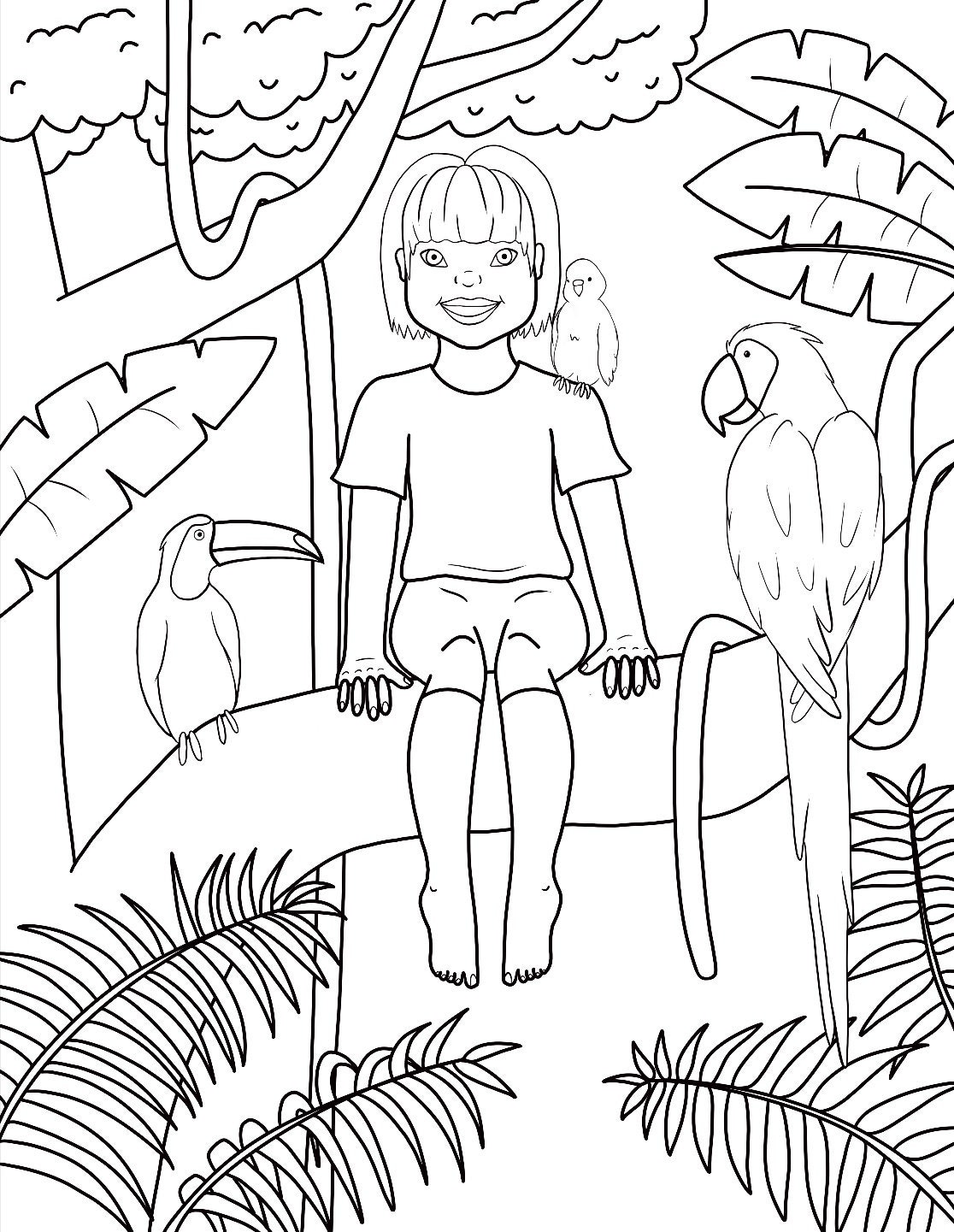 4 Printable Coloring Pages Kids JW - Etsy Australia
