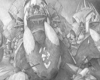 Bordering the Nightlands. Limited edition print