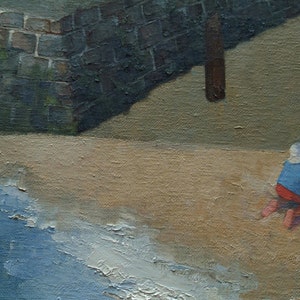 Sandcastles / Original oil painting image 3