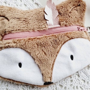 Embroidery file ITH fox bag 16x26