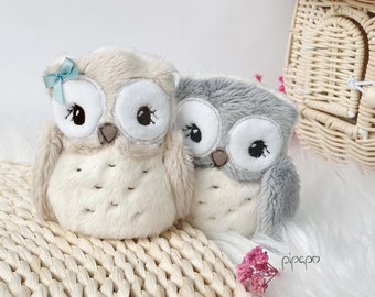 Fichier de broderie ITH hibou 13x18