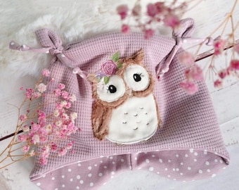 Embroidery file Boho Owl with Wreath 13x18