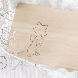 Traceur & fichier laser Petite souris avec étoile