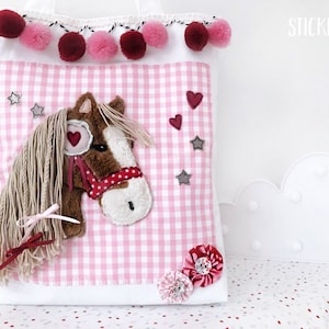 Fichier de broderie 3D Poney Lulu 18x30 Cheval Doodle