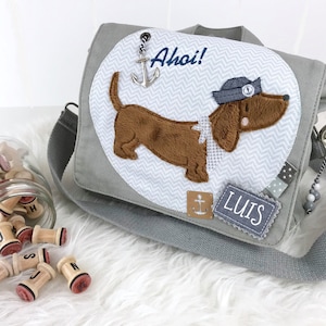 Embroidery file Dachshund Fritz Ahoy! 10x10