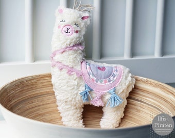 ITH embroidery file Happy Lama 16x26