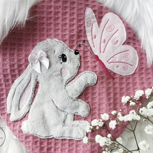 Embroidery file Little Bunny with Butterfly 13x18