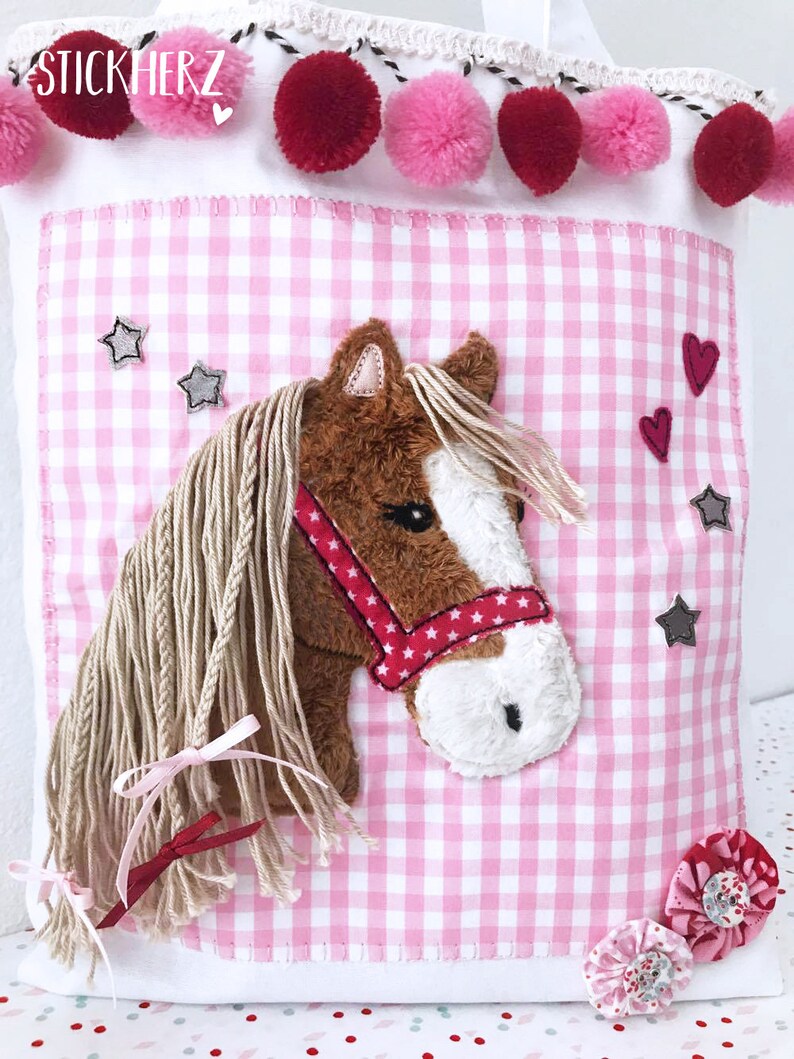 Embroidery file Pony Lulu 13x18 Horse Doodle 3D image 3