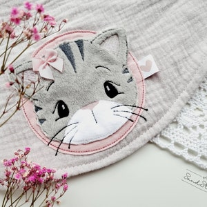 Embroidery file cat head Mimi 10x10