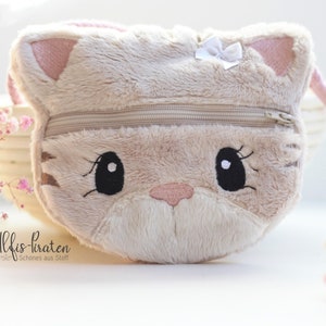 Archivo de bordado ITH bolsa de gato 13x18
