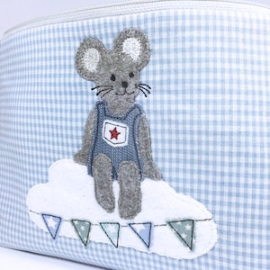Embroidery File Mouse Boy Cloud & Numbers 1-9 Set13x18