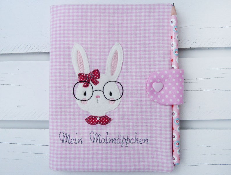 Stickdatei Schlaubergerhasenmädchen 13x18 Hase Bild 1