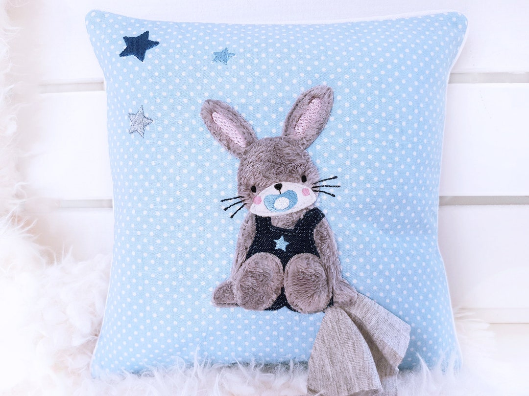 Embroidery File Baby Rabbit With Pacifier Boy 13x18 - Etsy