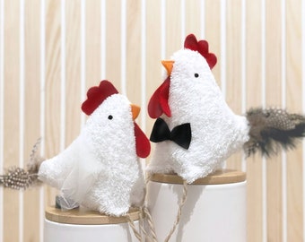 Embroidery file ITH Chicken Berta and Umberto 13x18