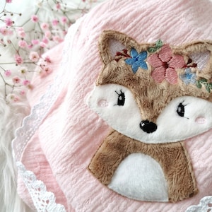 Embroidery File Boho Fox with Flowers Set 13x18