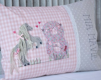 Embroidery file birthday - Molly 13x18 horse pony