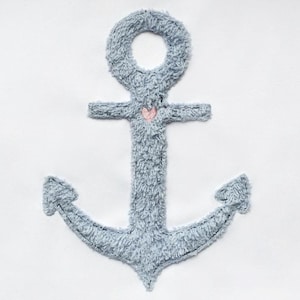Embroidery File Heart Anchor 18x30 Doodle
