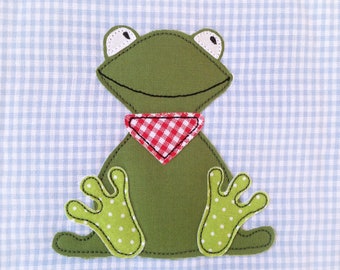 Embroidery file Fridolin Frog 18x30 Doodle frogs