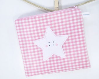 Embroidery file happy star doodle 18x30 appli