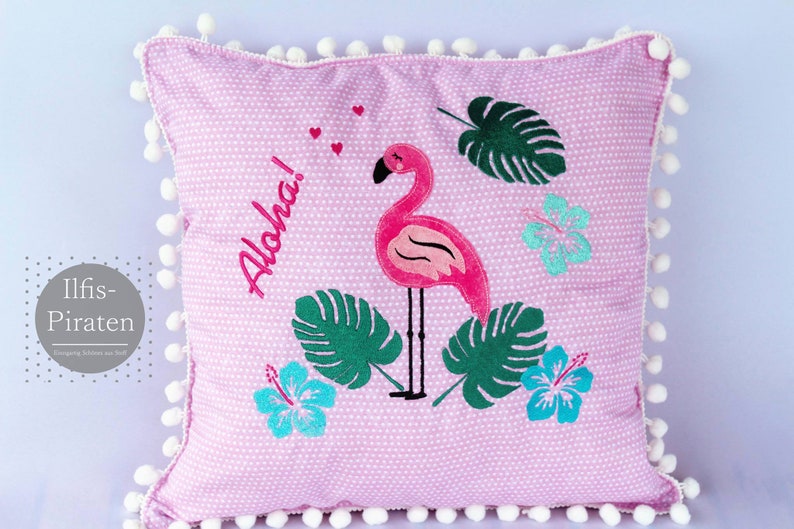 Embroidery file flamingo set 10x10/13x18 and 18x30 image 1