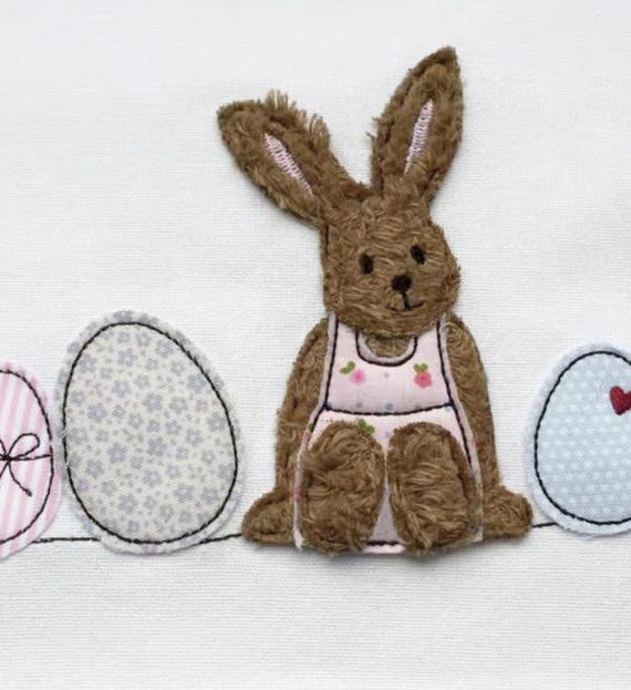 【Esther Bunny】 13 inch PU embroidery notebook pouch Esther Bunny - Notebook Pouch – Harumio